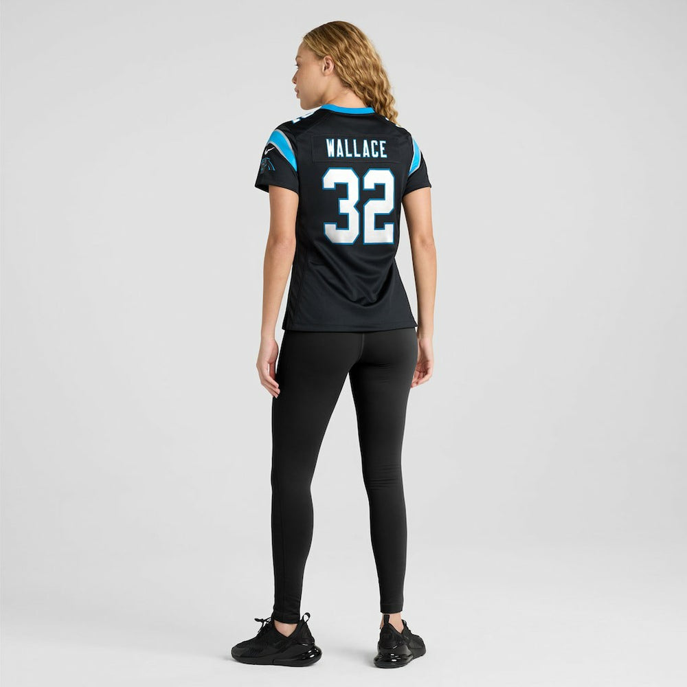 Trevin Wallace Carolina Panthers Women's Team Game Jersey Black - Nike