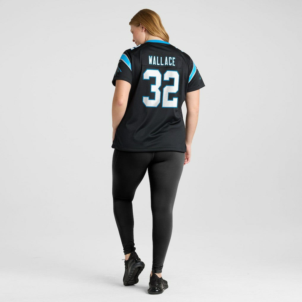 Trevin Wallace Carolina Panthers Women's Team Game Jersey Black - Nike