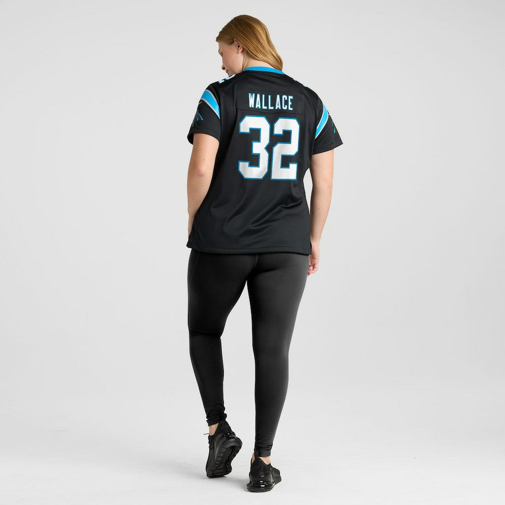 Trevin Wallace Carolina Panthers Women's Team Game Jersey Black - Nike