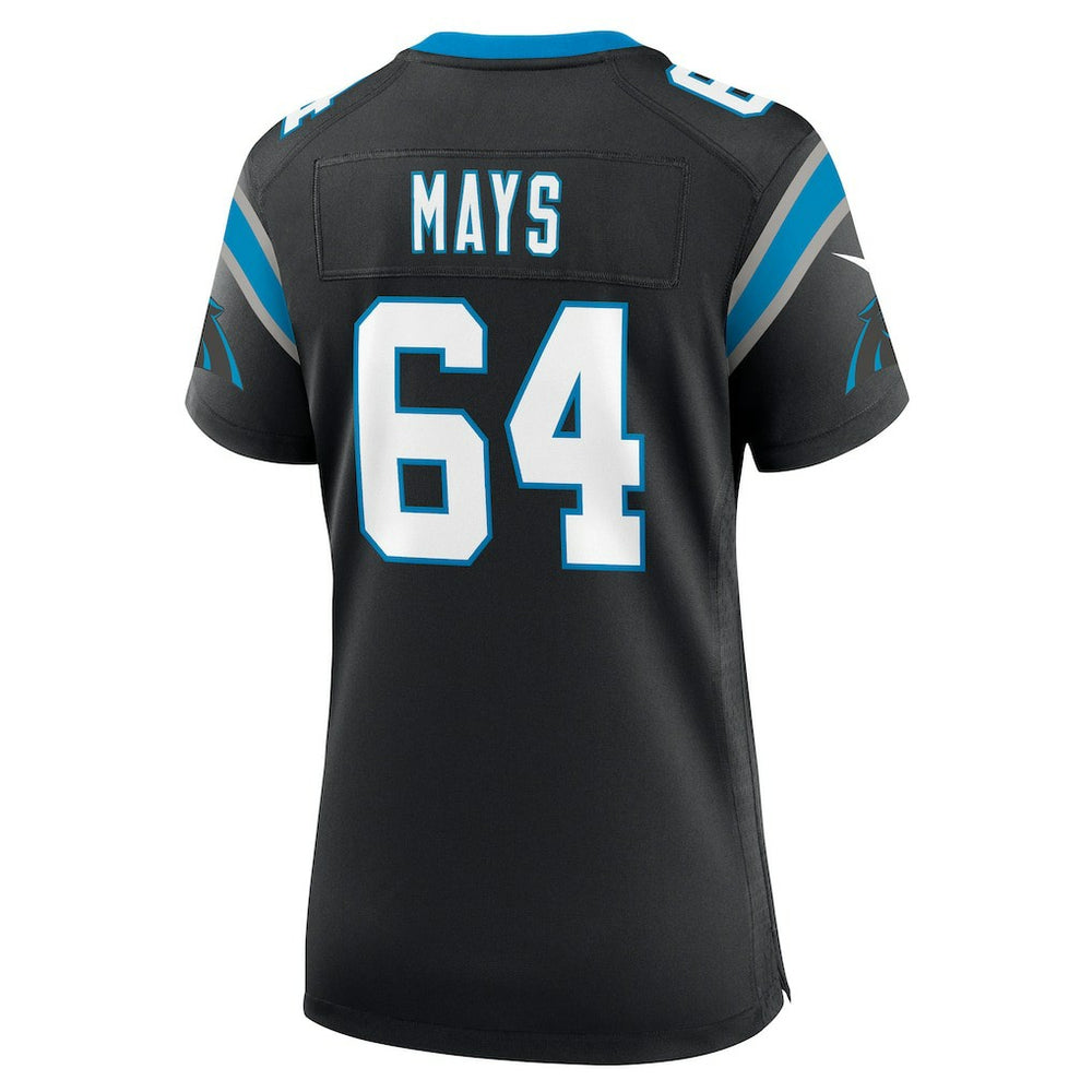 Cade Mays Carolina Panthers Women's Team Game Jersey Black - Nike