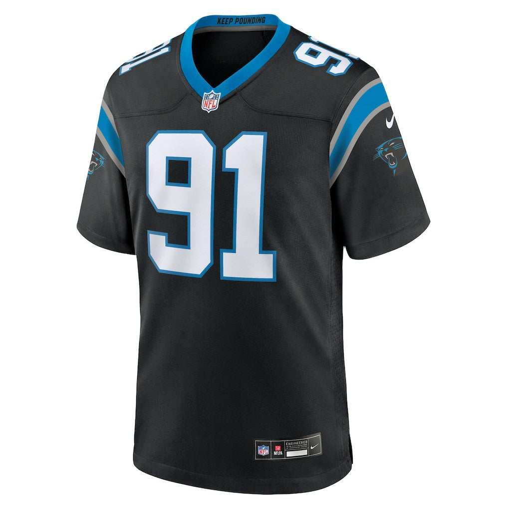 Patrick Jones II Carolina Panthers Team Game Jersey - Black | NFL Jerseys
