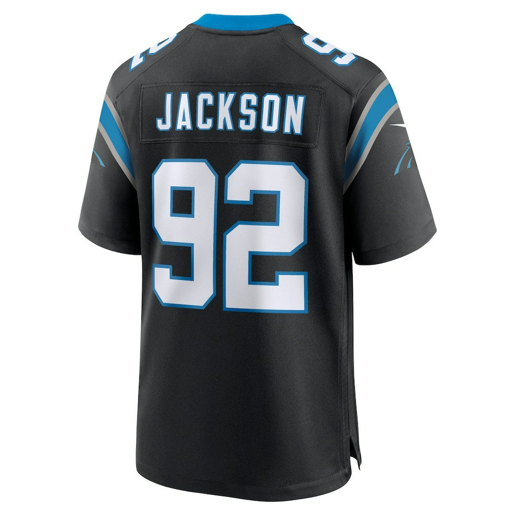 Cam Jackson Carolina Panthers Team Game Jersey - Black | NFL Jerseys