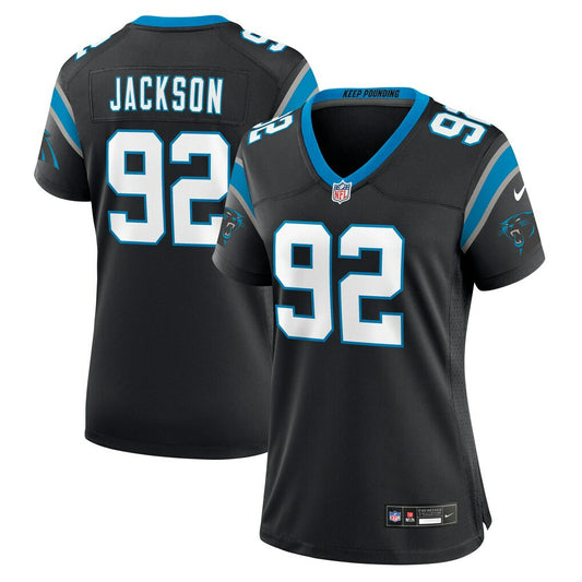 Cam Jackson Carolina Panthers Women's Team Game Jersey - Black | NFL Jerseys