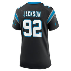 Cam Jackson Carolina Panthers Women's Team Game Jersey Black - Nike