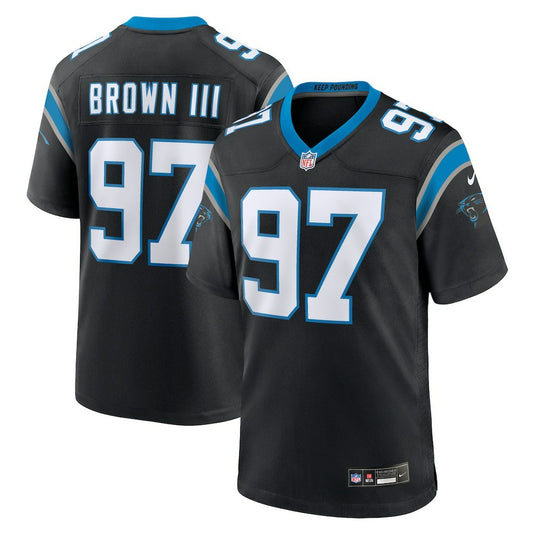 Bobby Brown III Carolina Panthers Team Game Jersey - Black | NFL Jerseys
