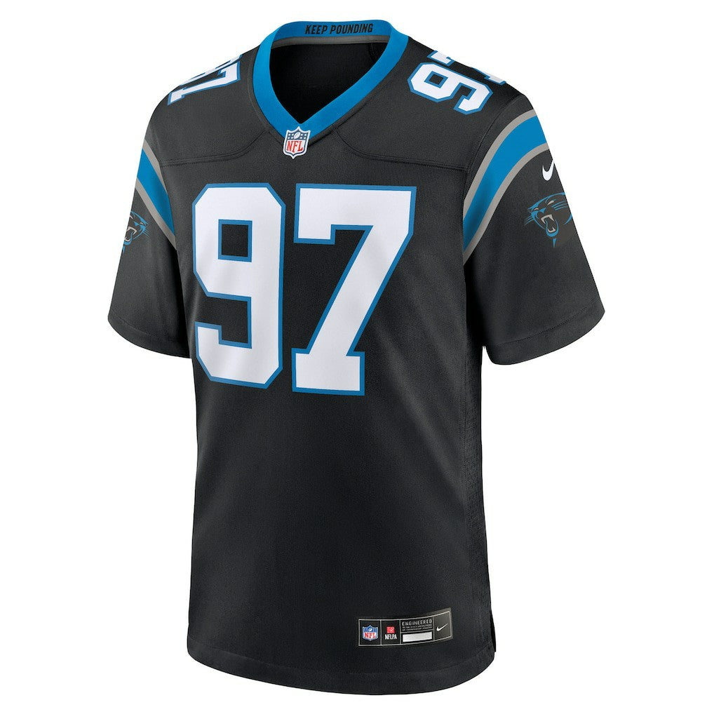 Bobby Brown III Carolina Panthers Team Game Jersey - Black | NFL Jerseys