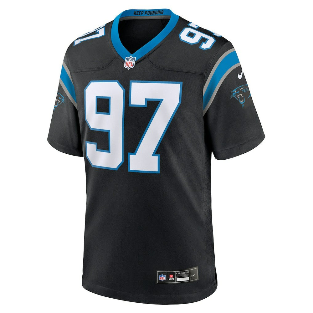 Bobby Brown III Carolina Panthers Team Game Jersey Black - Nike
