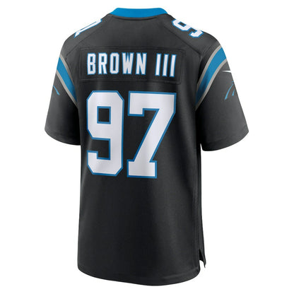 Bobby Brown III Carolina Panthers Team Game Jersey - Black | NFL Jerseys