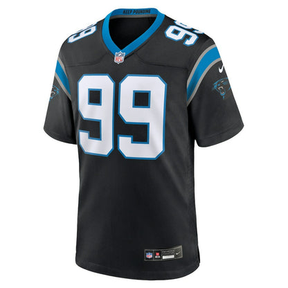 Tershawn Wharton Carolina Panthers Team Game Jersey - Black | NFL Jerseys
