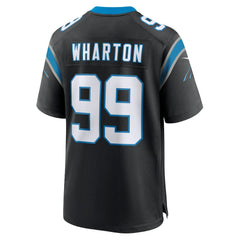 Tershawn Wharton Carolina Panthers Team Game Jersey Black - Nike