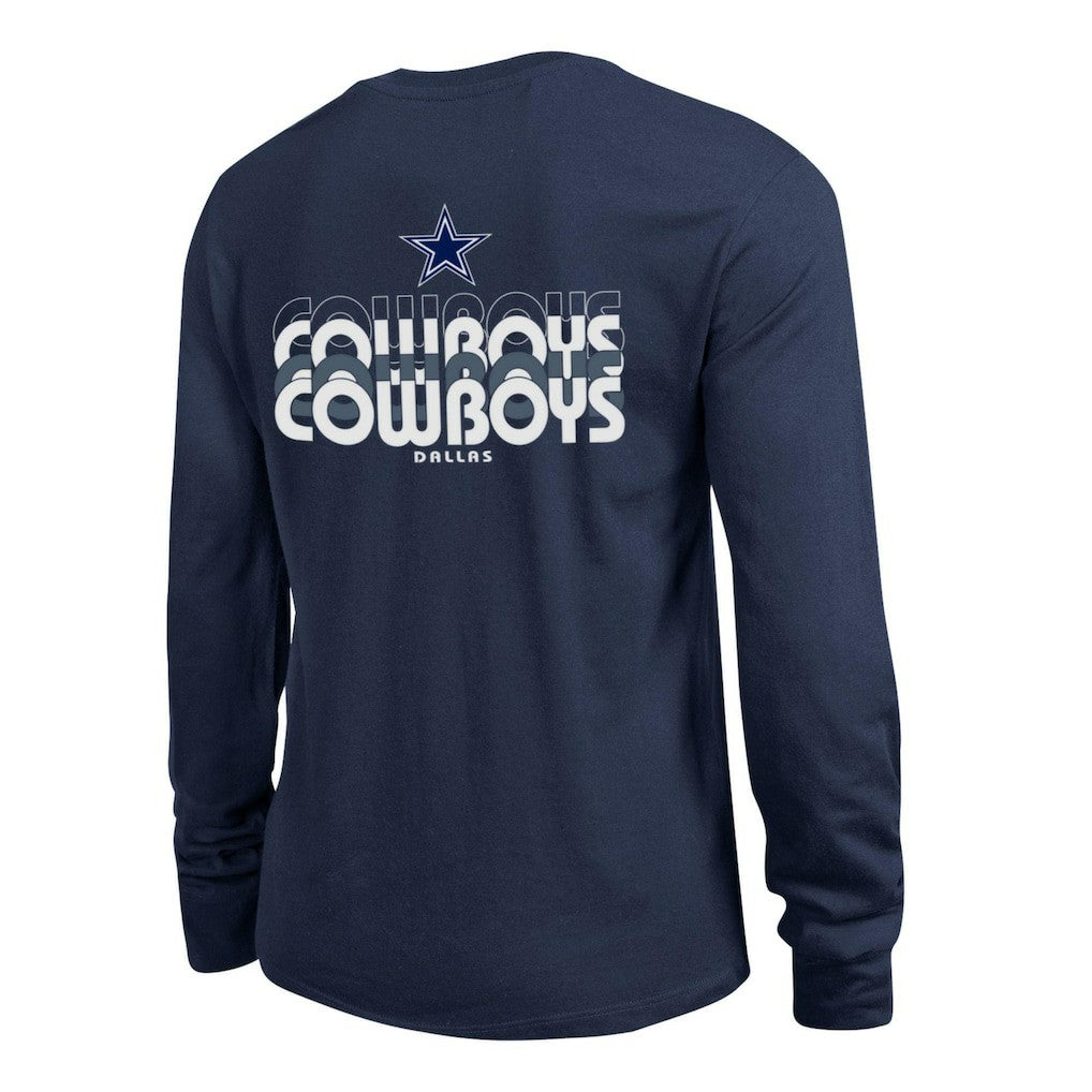 Dallas Cowboys Champion Women's Core Long-Sleeve T-Shirt Navy - NFL