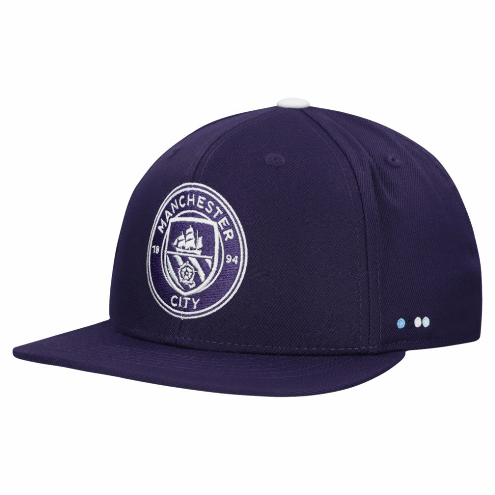 Manchester City Unisex Locale Snapback Hat - Purple