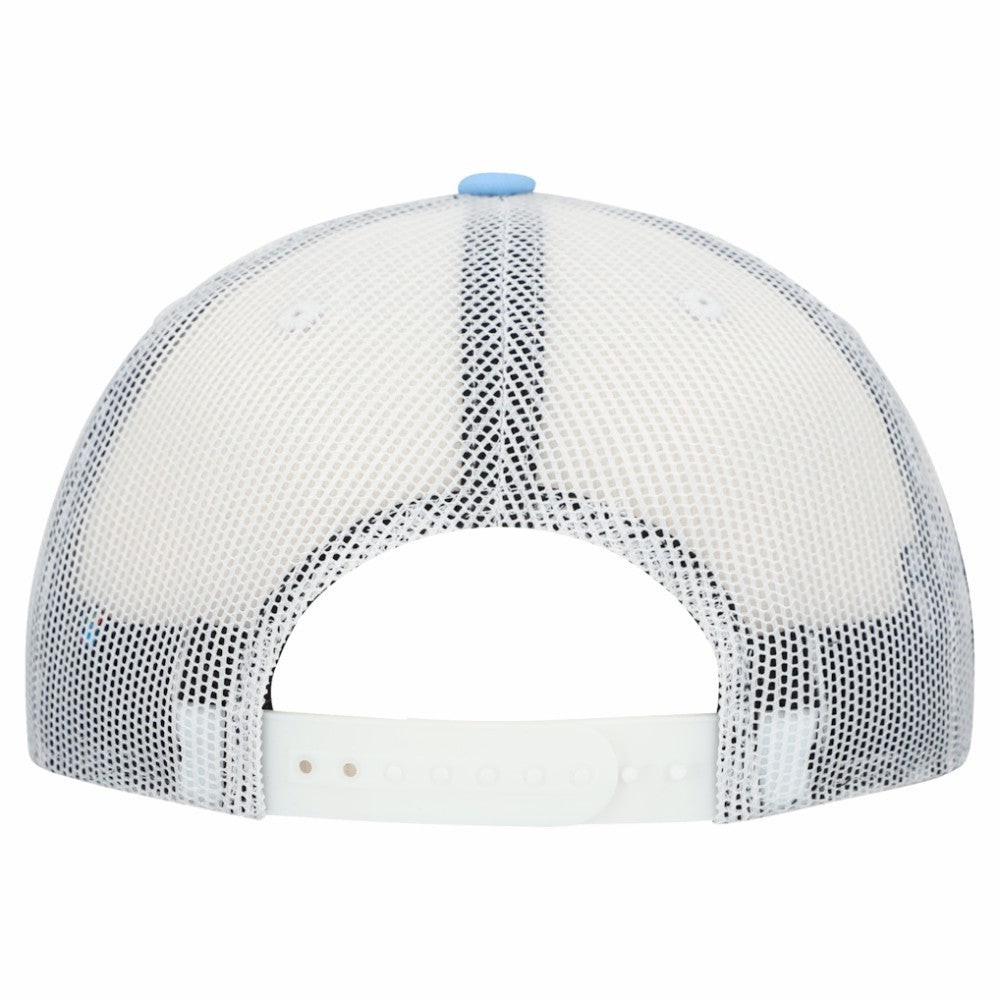 Manchester City Unisex Free Rider Trucker Snapback Hat - Light Blue