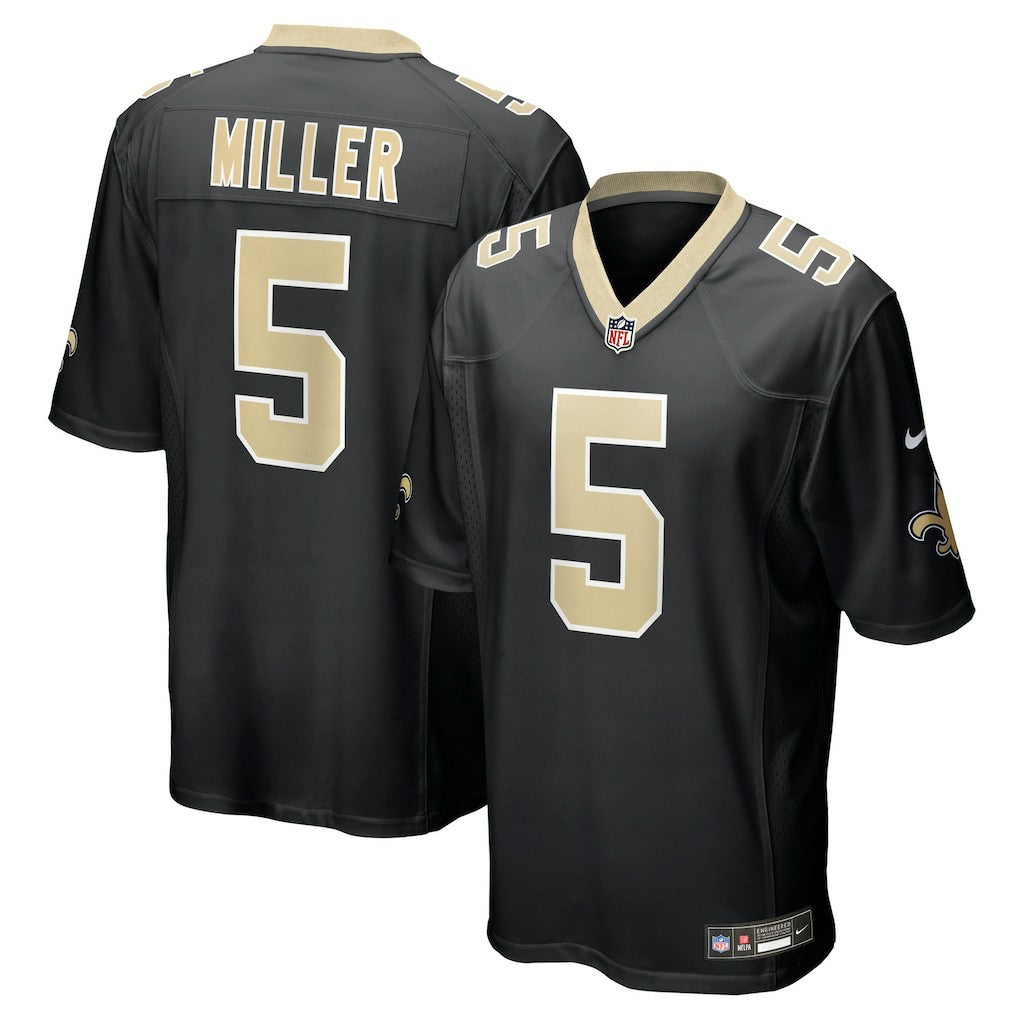 Kendre Miller New Orleans Saints Team Game Jersey - Black | NFL Jerseys