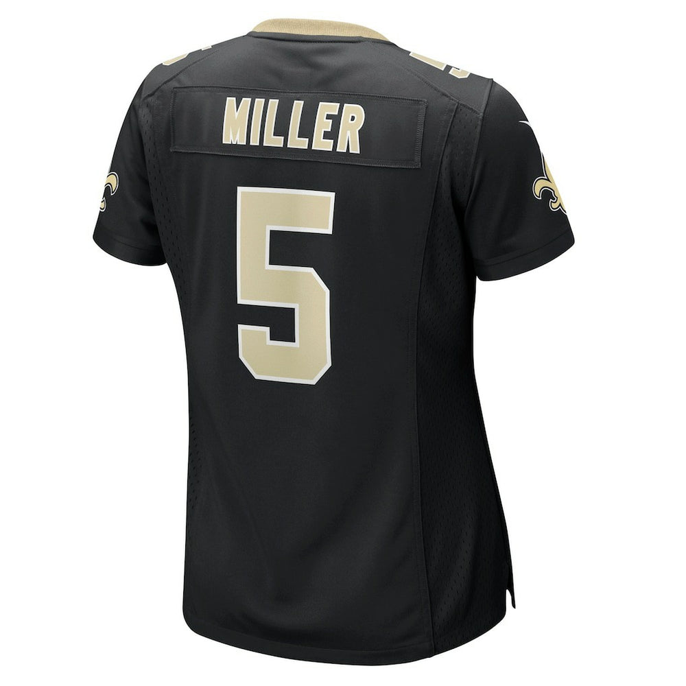 Kendre Miller New Orleans Saints Women's Team Game Jersey Black - Nike