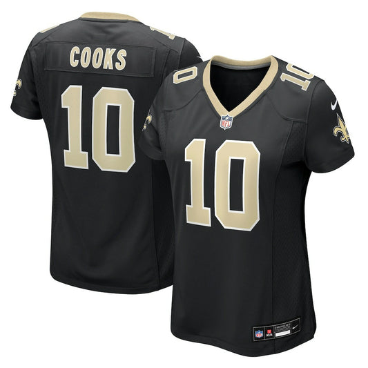 Brandin Cooks New Orleans Saints Women's Team Game Jersey - Black | NFL Jerseys