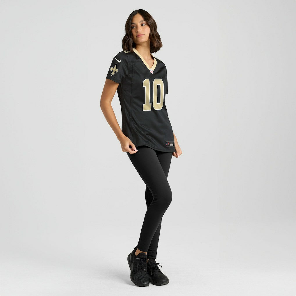 Brandin Cooks New Orleans Saints Women's Team Game Jersey - Black | NFL Jerseys