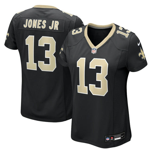 Velus Jones Jr. New Orleans Saints Women's Team Game Jersey - Black | NFL Jerseys