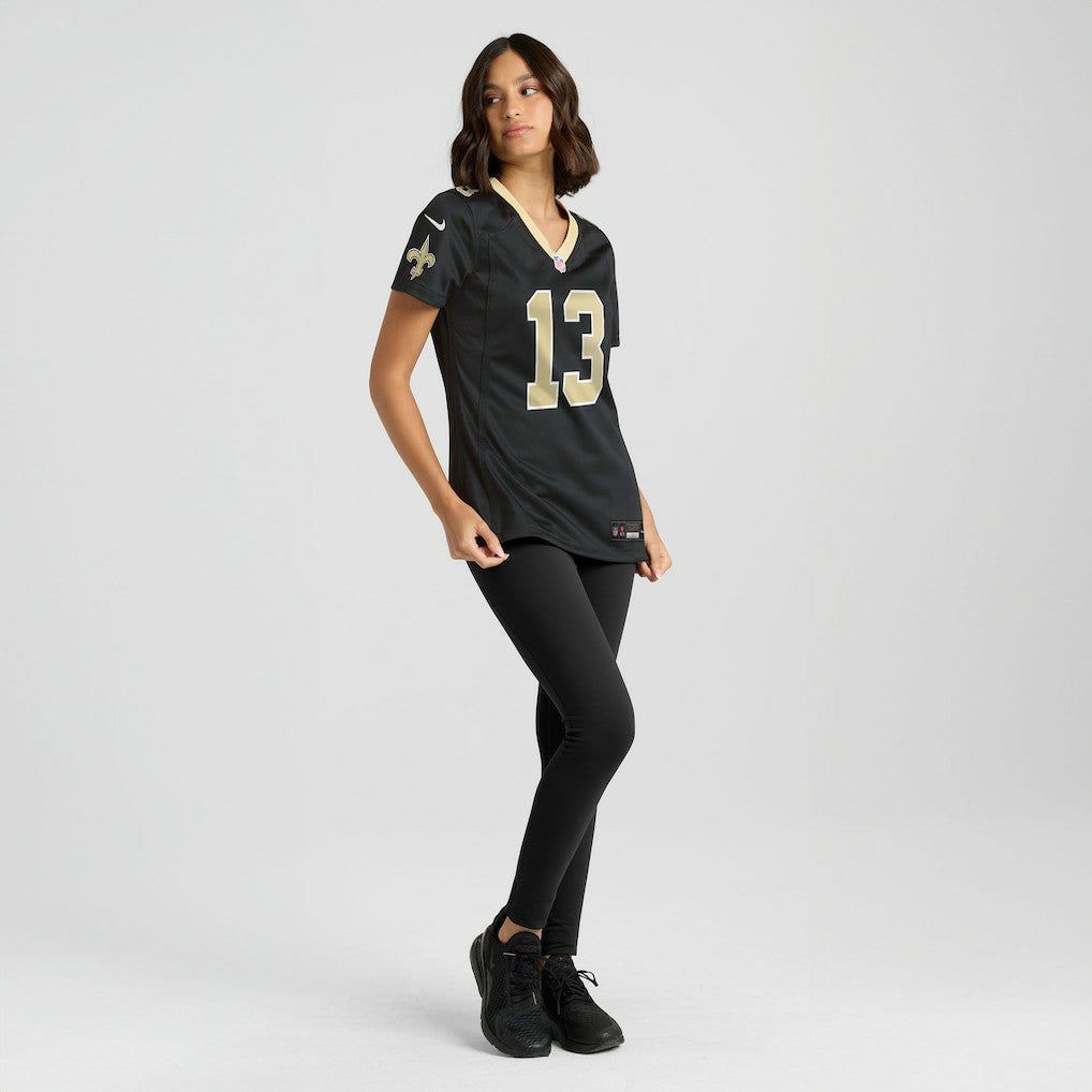 Velus Jones Jr. New Orleans Saints Women's Team Game Jersey - Black | NFL Jerseys