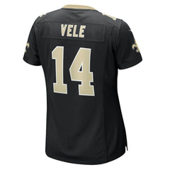 Devaughn Vele New Orleans Saints Women's Team Game Jersey Black - Nike