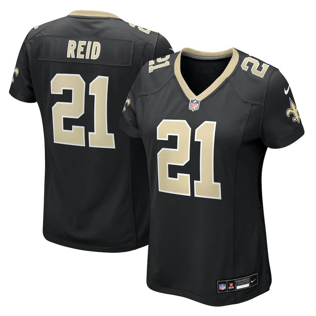 Justin Reid New Orleans Saints Women's Team Game Jersey Black - Nike