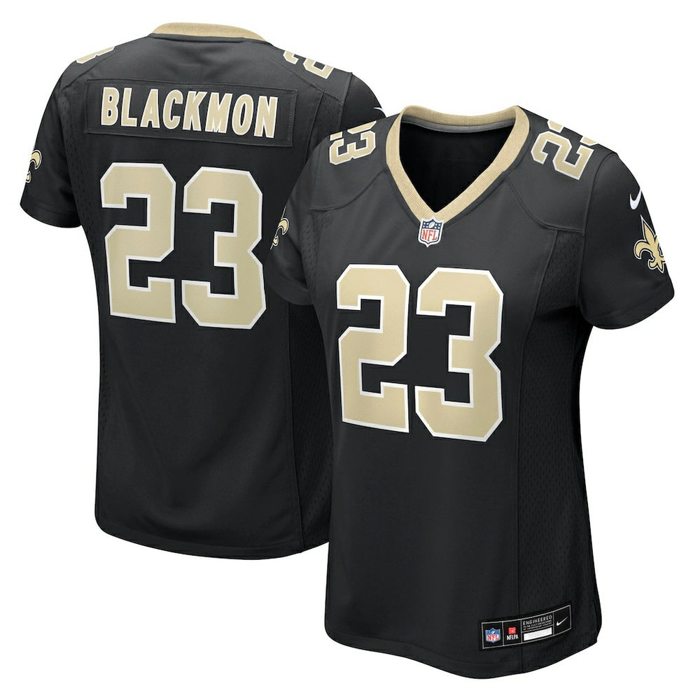 Julian Blackmon New Orleans Saints Women's Team Game Jersey Black - Nike
