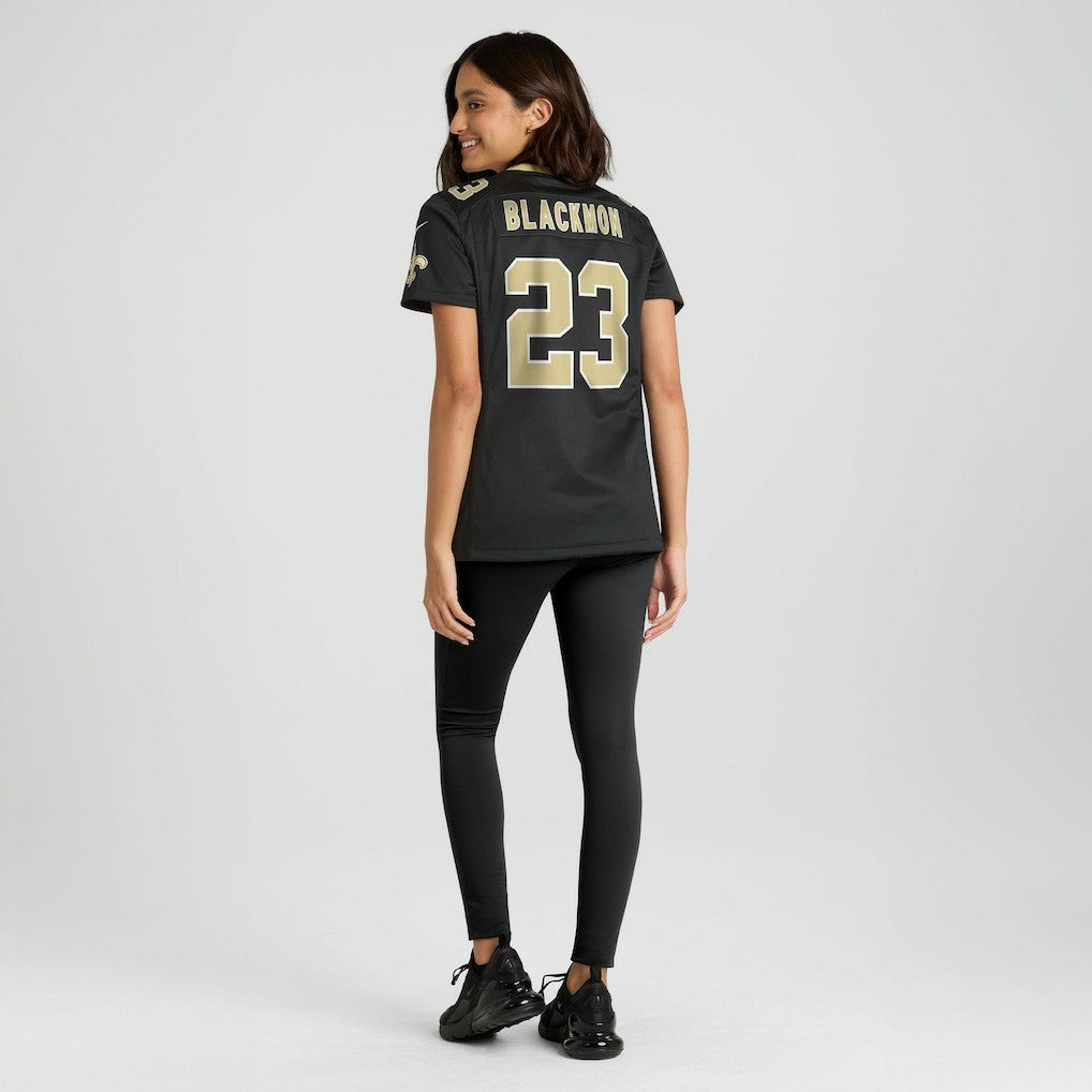 Julian Blackmon New Orleans Saints Women's Team Game Jersey Black - Nike