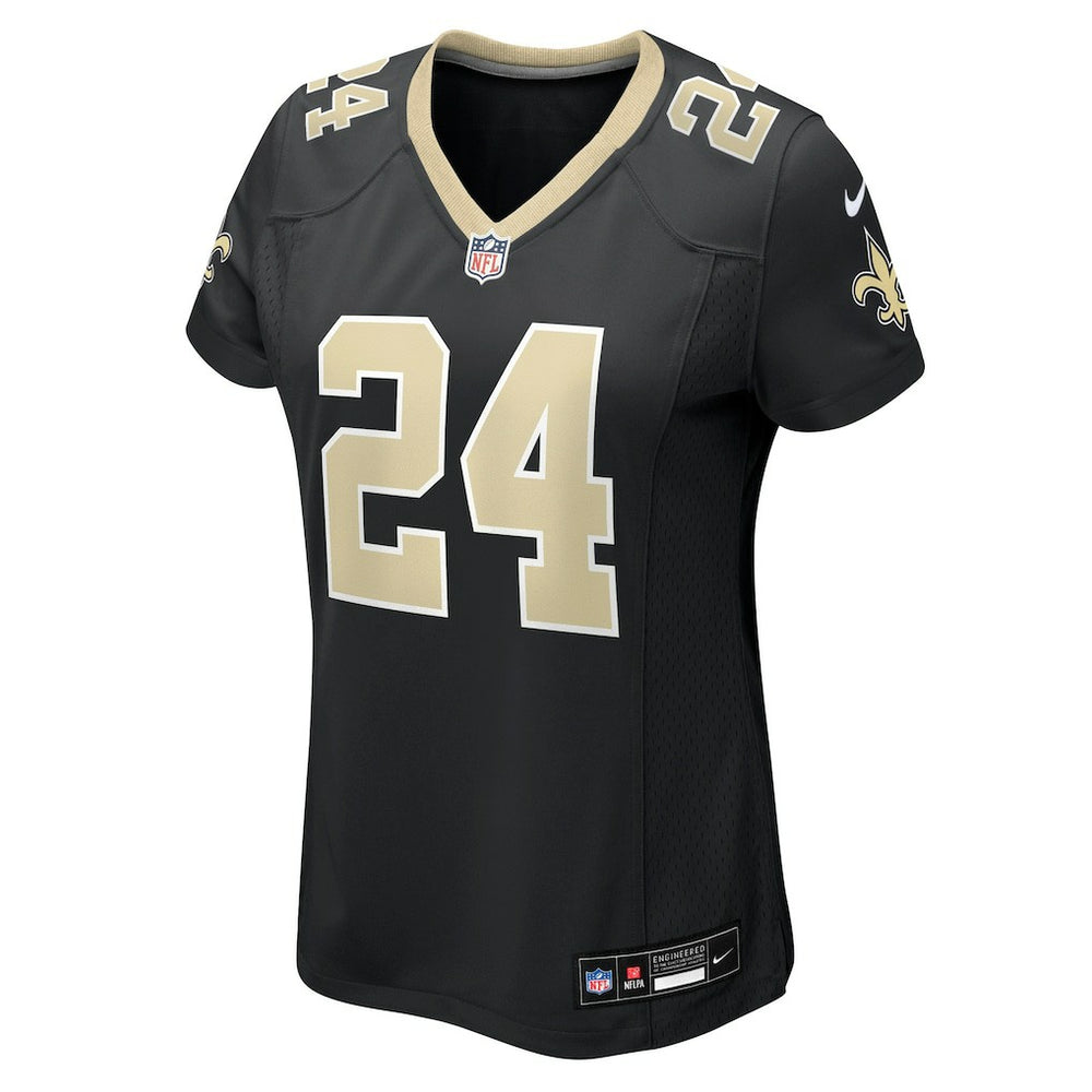 Devin Neal New Orleans Saints Women's Team Game Jersey Black - Nike