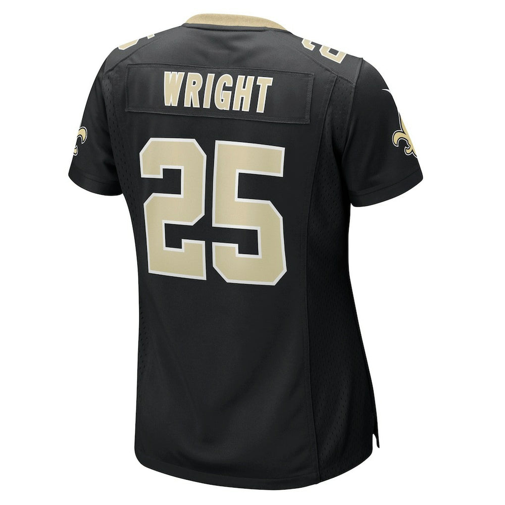 Rejzohn Wright New Orleans Saints Women's Team Game Jersey Black - Nike