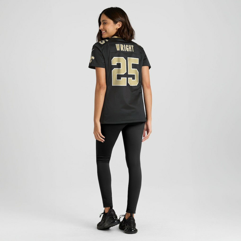 Rejzohn Wright New Orleans Saints Women's Team Game Jersey Black - Nike
