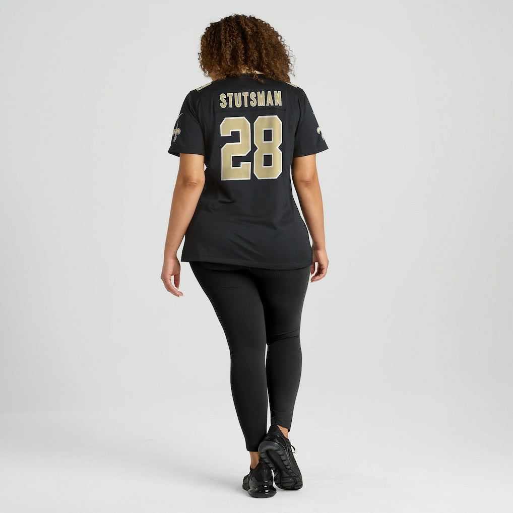 Danny Stutsman New Orleans Saints Women's Team Game Jersey Black - Nike