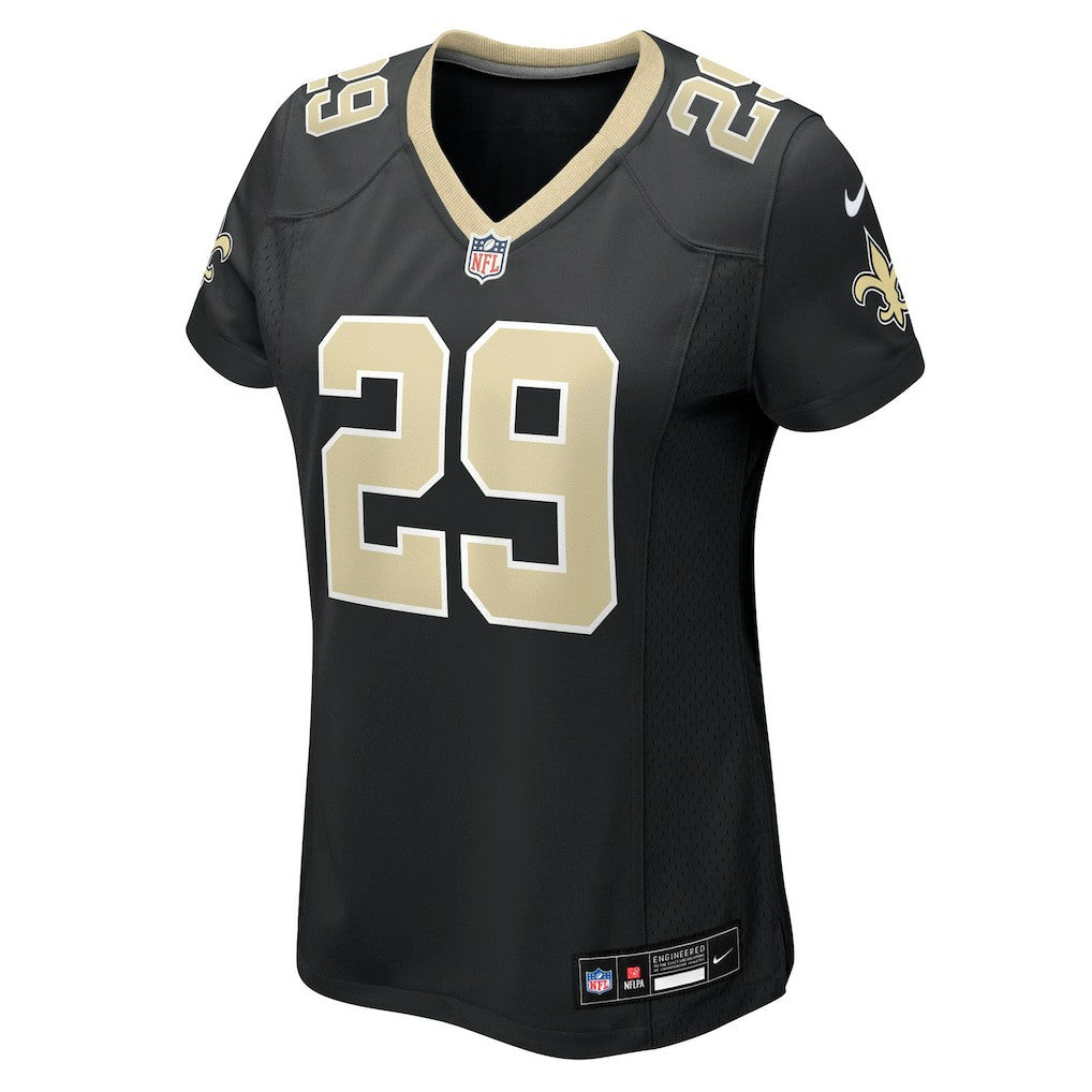 Quincy Riley New Orleans Saints Women's Team Game Jersey Black - Nike