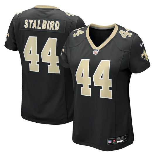 Isaiah Stalbird New Orleans Saints Women's Team Game Jersey - Black | NFL Jerseys