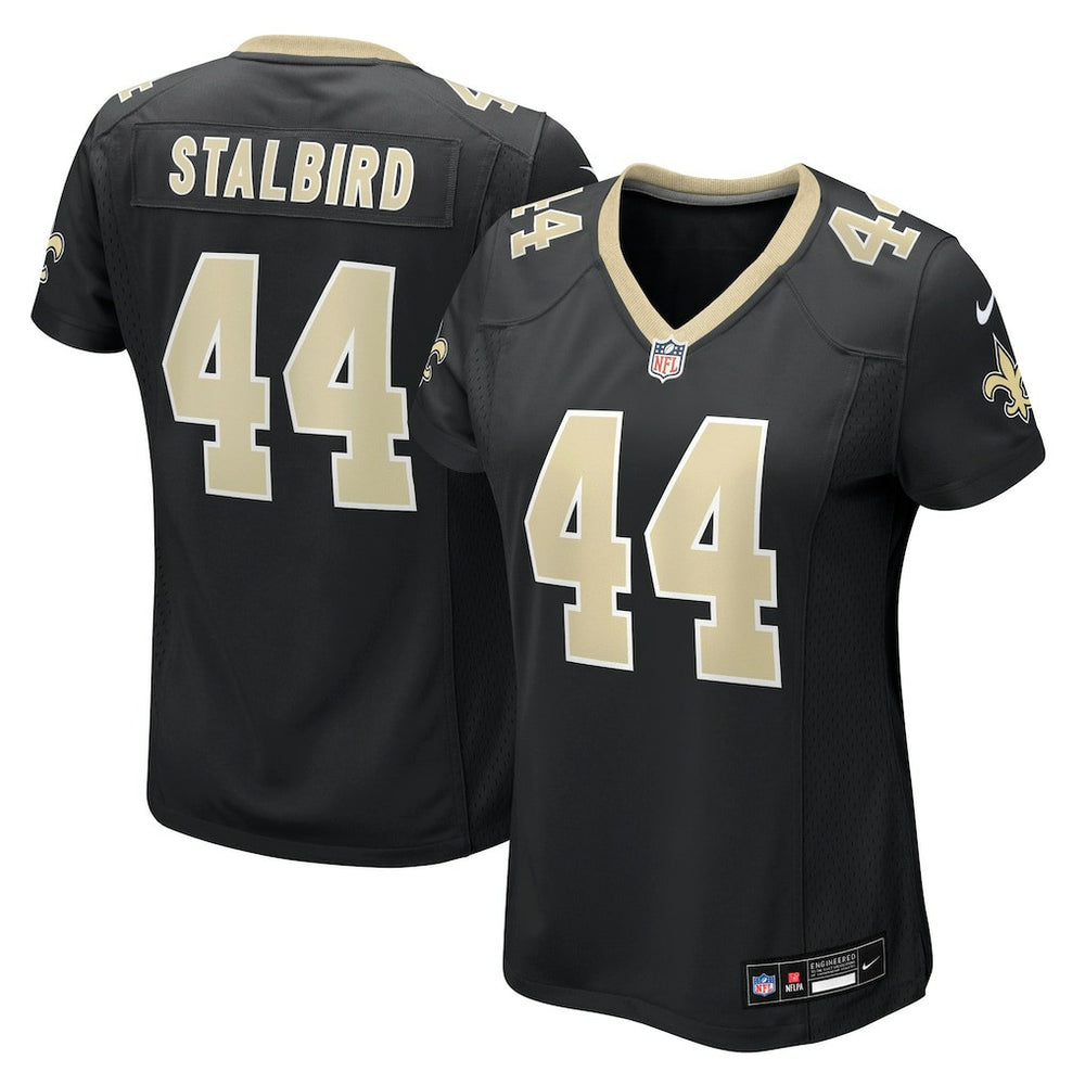 Isaiah Stalbird New Orleans Saints Women's Team Game Jersey Black - Nike