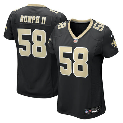 Chris Rumph II New Orleans Saints Women's Team Game Jersey - Black | NFL Jerseys
