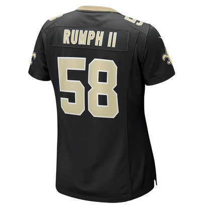 Chris Rumph II New Orleans Saints Women's Team Game Jersey - Black | NFL Jerseys