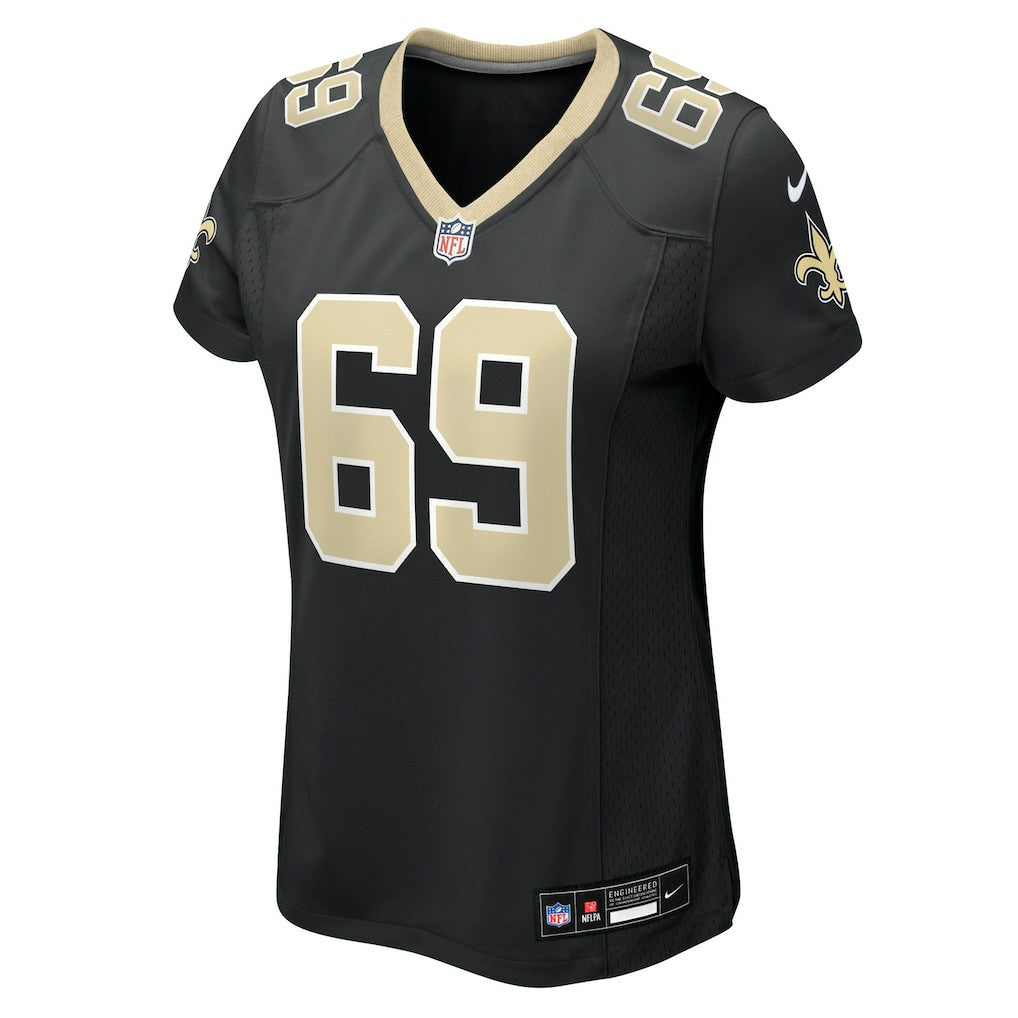 Barry Wesley New Orleans Saints Women's Team Game Jersey Black - Nike