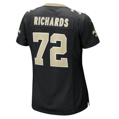 Asim Richards New Orleans Saints Women's Team Game Jersey Black - Nike