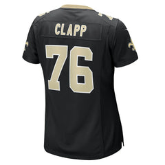 Will Clapp New Orleans Saints Women's Team Game Jersey Black - Nike