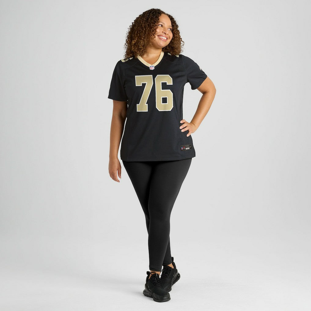 Will Clapp New Orleans Saints Women's Team Game Jersey - Black | NFL Jerseys