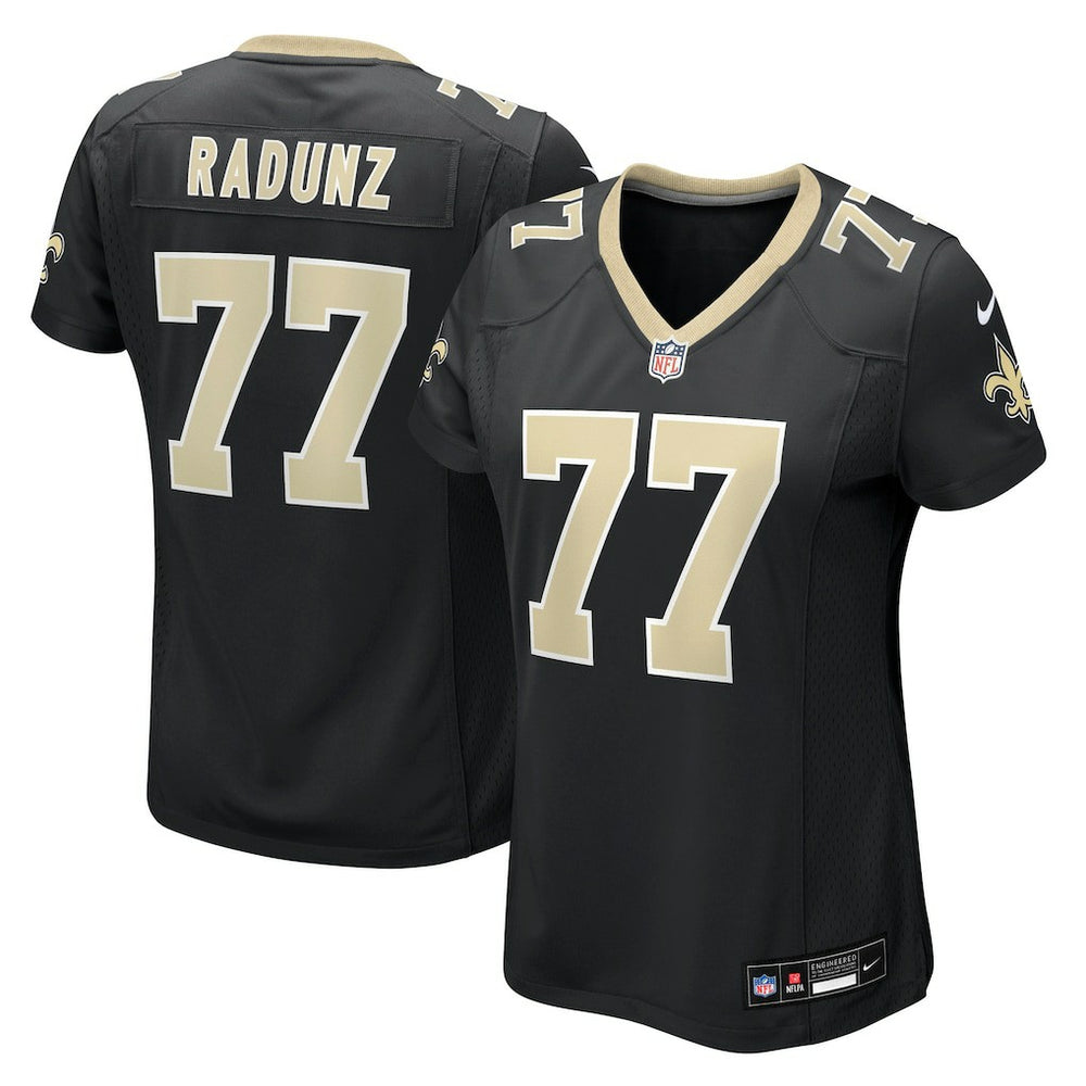 Dillon Radunz New Orleans Saints Women's Team Game Jersey Black - Nike