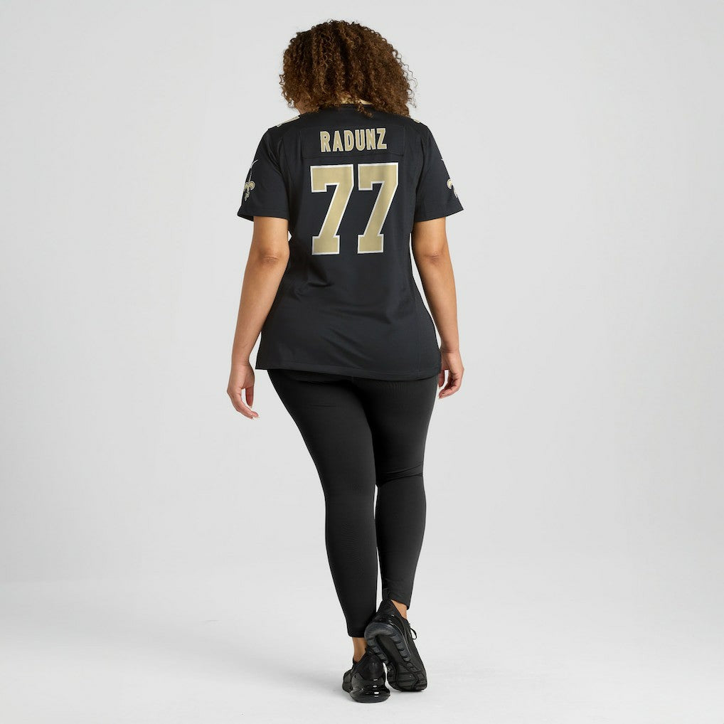 Dillon Radunz New Orleans Saints Women's Team Game Jersey Black - Nike