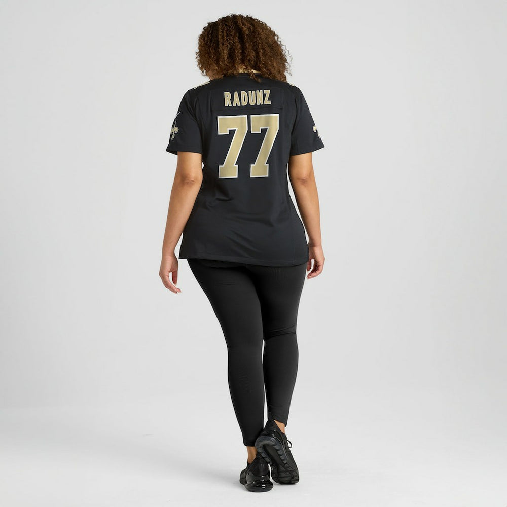 Dillon Radunz New Orleans Saints Women's Team Game Jersey Black - Nike