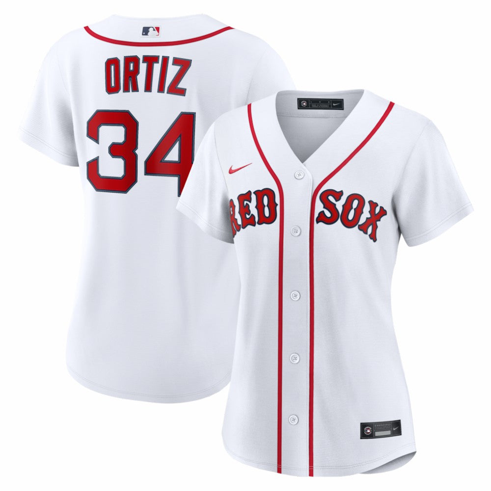 David Ortiz Boston Red Sox Nike Women's Home Replica Player Jersey Clearance