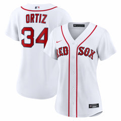 David Ortiz Boston Red Sox Nike Women's Home Replica Player Jersey Clearance