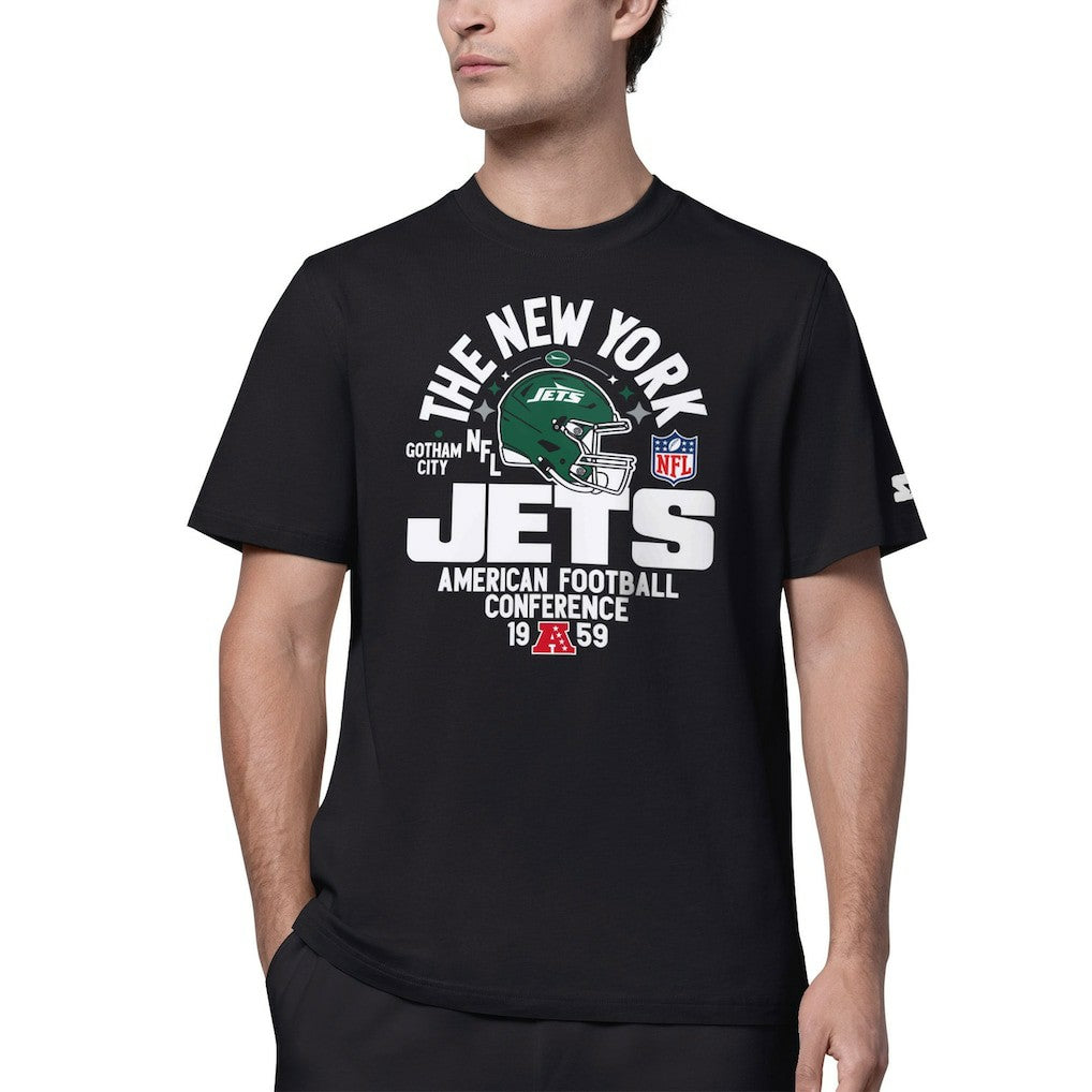 New York Jets Starter Gotham City T-Shirt Black - NFL
