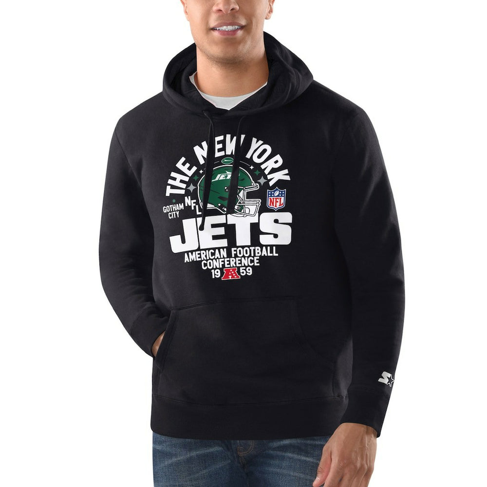 New York Jets Starter Gotham City Hoodie Black - NFL