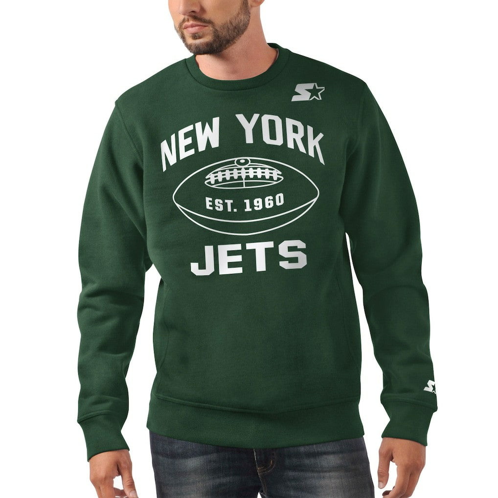 New York Jets Starter Classic Fleece Sweatshirt Green - NFL