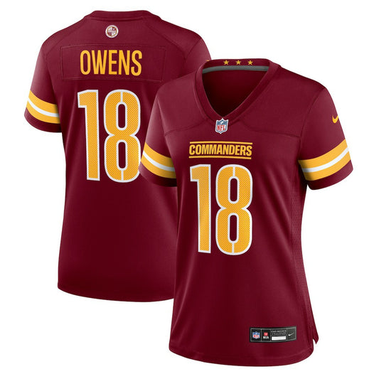 Tyler Owens Washington Commanders Women's Team Game Jersey - Burgundy | NFL Jerseys
