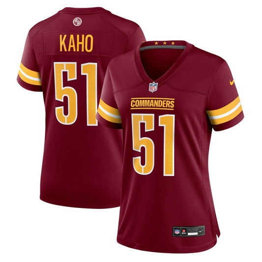 Ale Kaho Washington Commanders Women's Team Game Jersey - Burgundy | NFL Jerseys